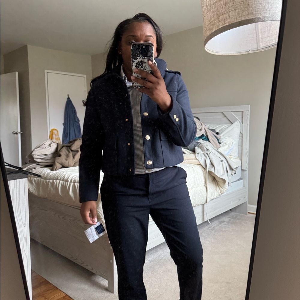 Gold Button Soft Touch Jacket - image 6